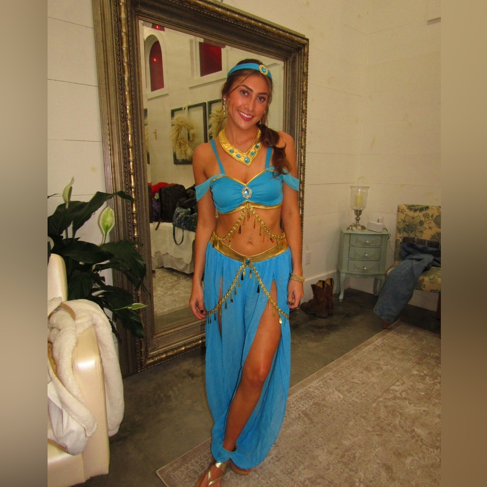 Blue and Gold Costume Set